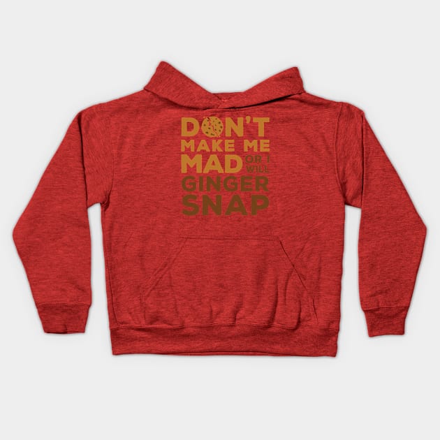 Ginger Shirt - Funny Ginger Snap Kids Hoodie by redbarron